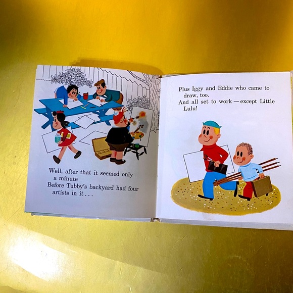 WHITMAN 60s MARGES LITTLE LULU HAS AN ART SHOW AUTHORIZED EDITION HARDCOVER BOOK - Picture 10 of 16